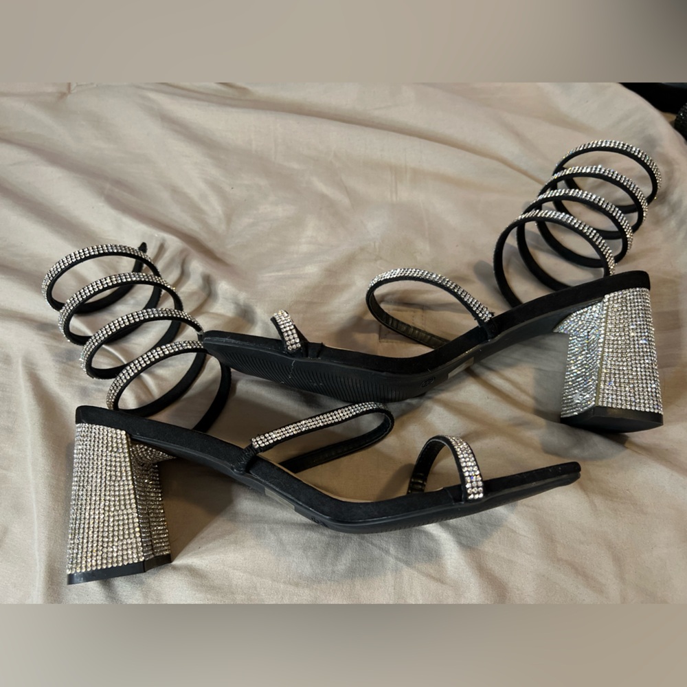 Rhinestone heels